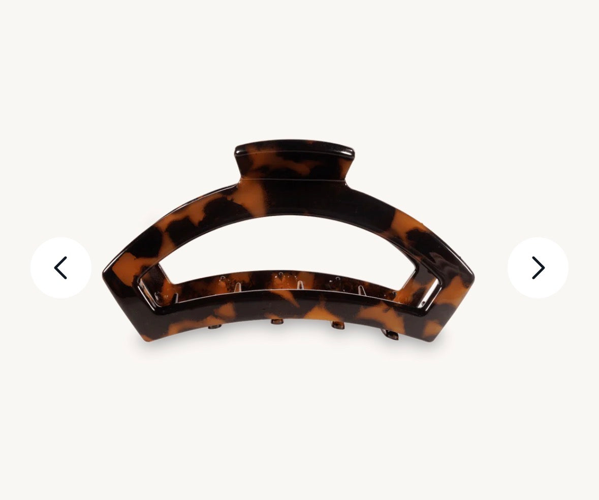 Teleties OPEN Tortoise Claw clip