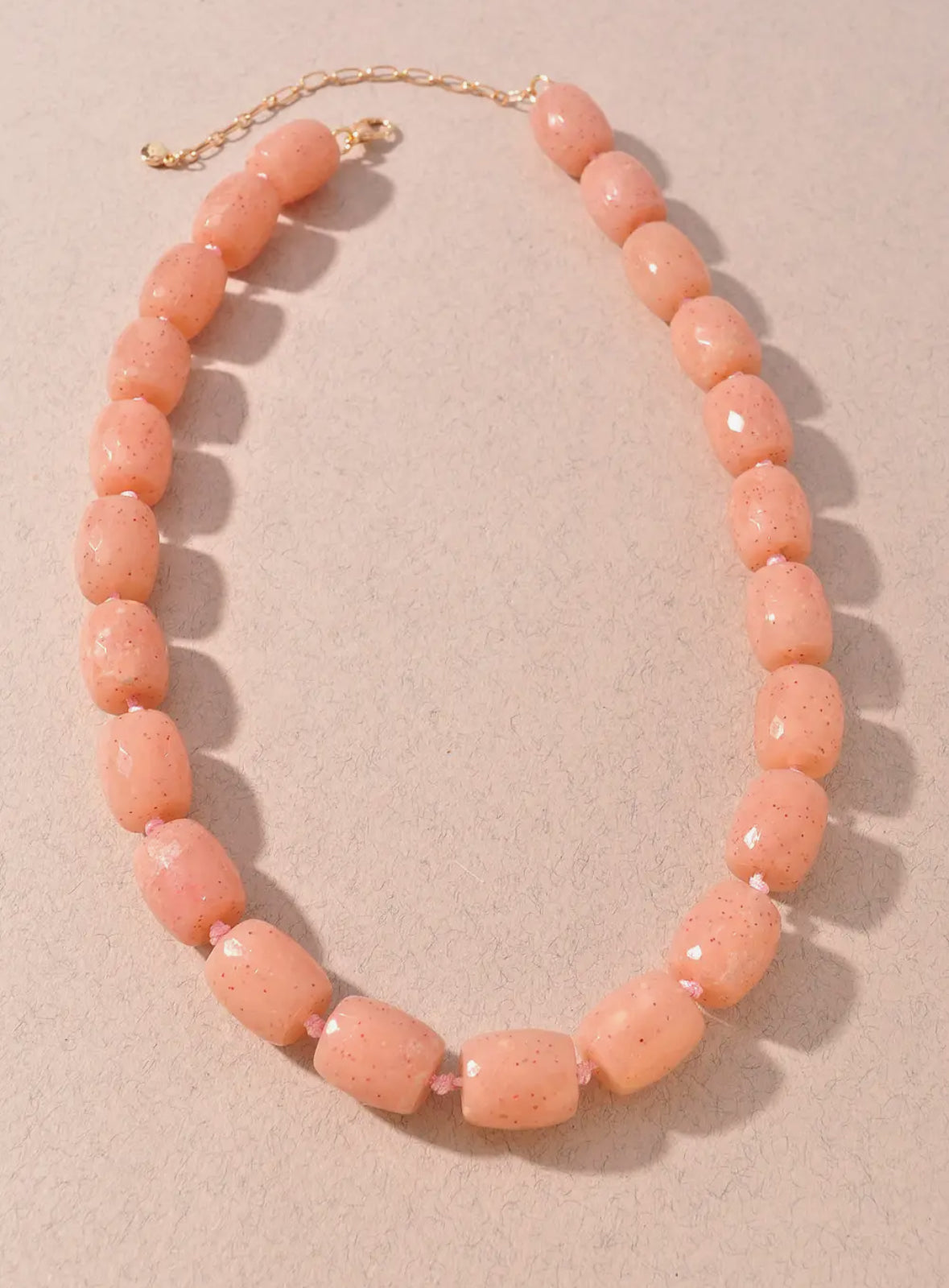 Blush Beaded Necklace