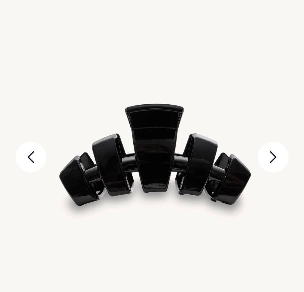 Teleties BLACK claw clip