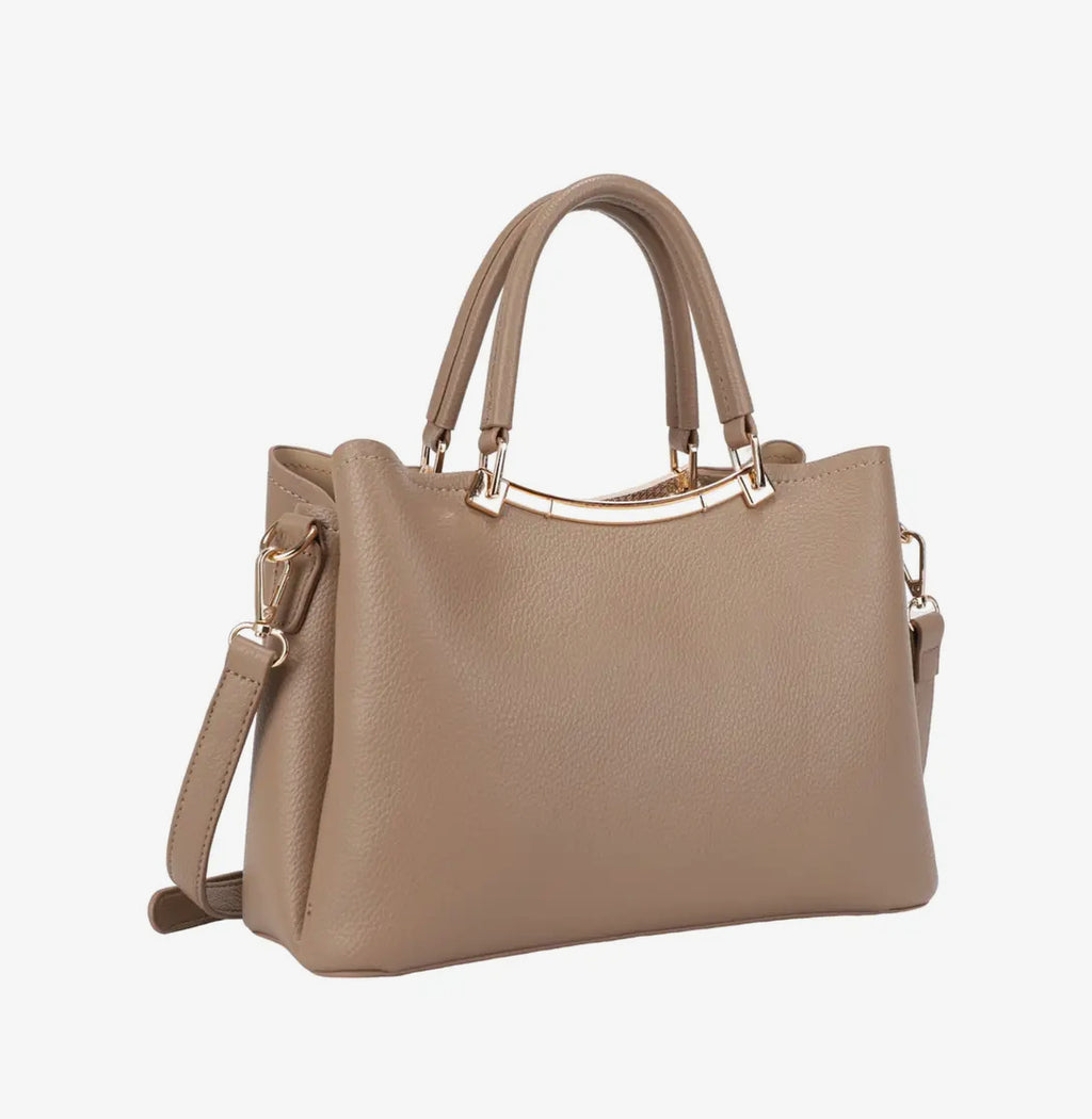 Taupe Satchel