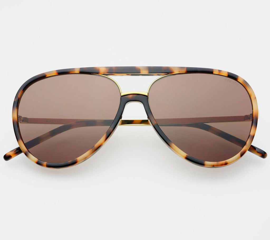 Milky Tortoise Shay Freyr Sunglasses