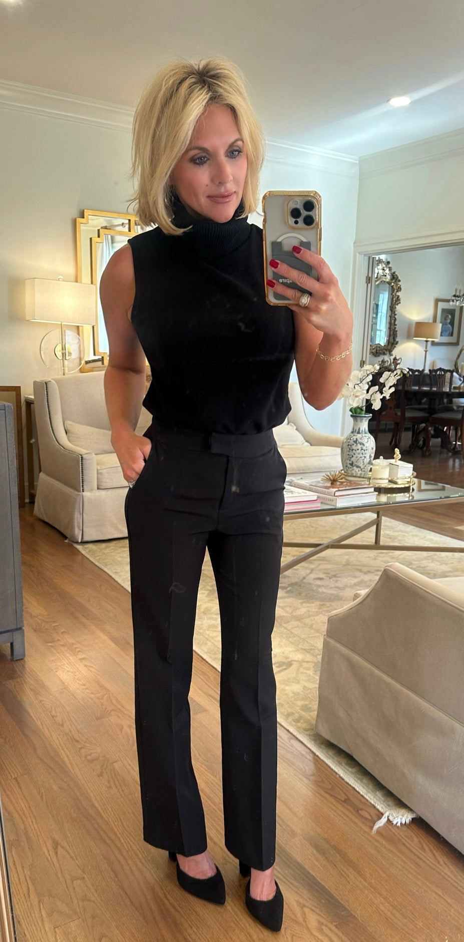 Black  Classic Trousers