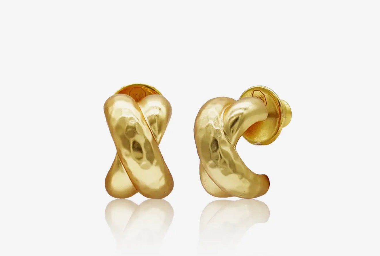 Cross hammered studs