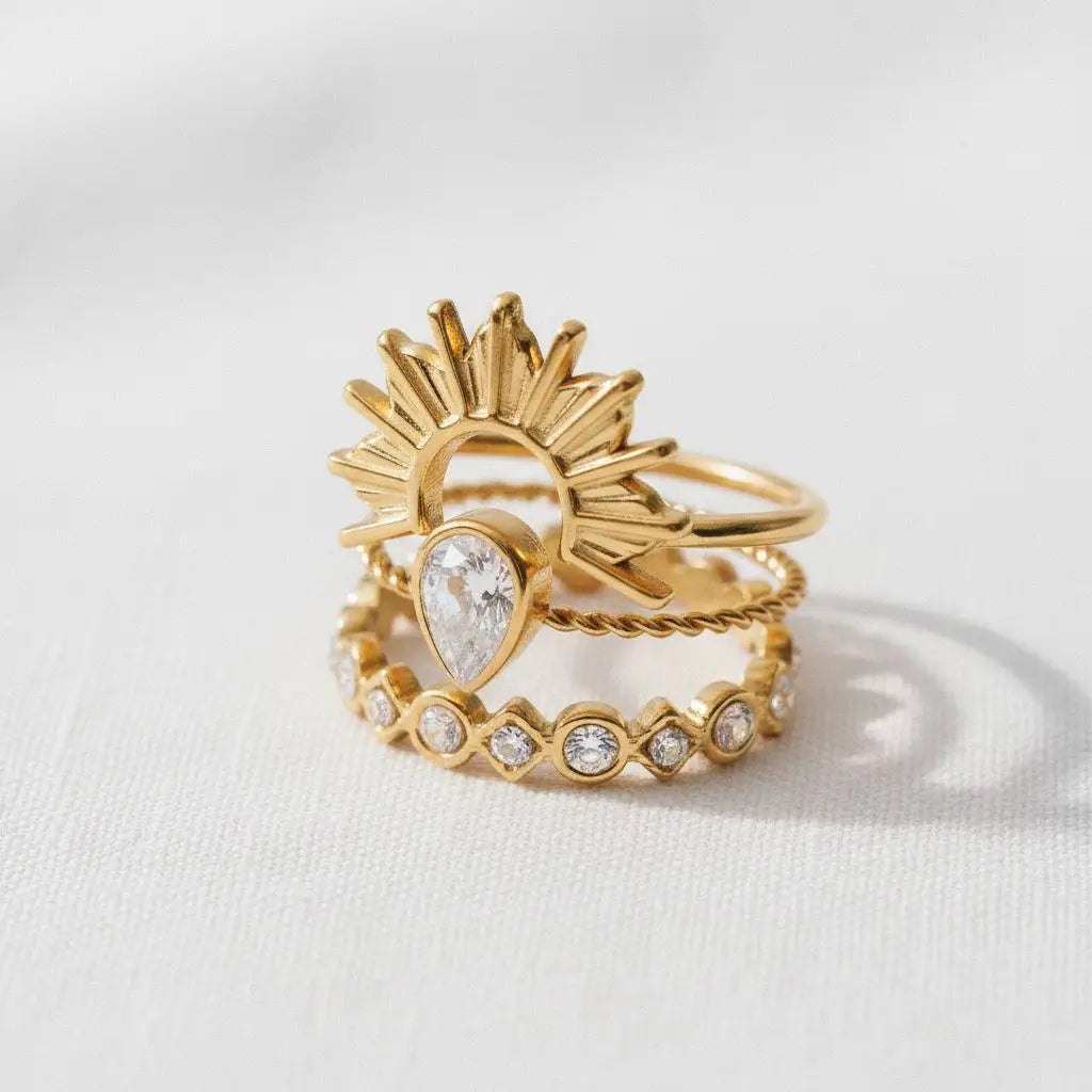 3 Piece Ring Set