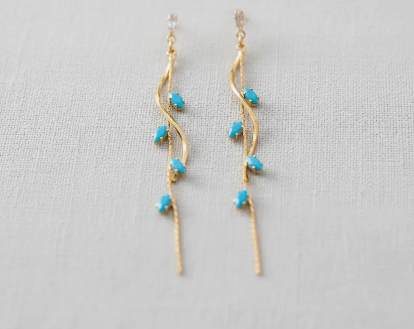 Turquoise drop earrings