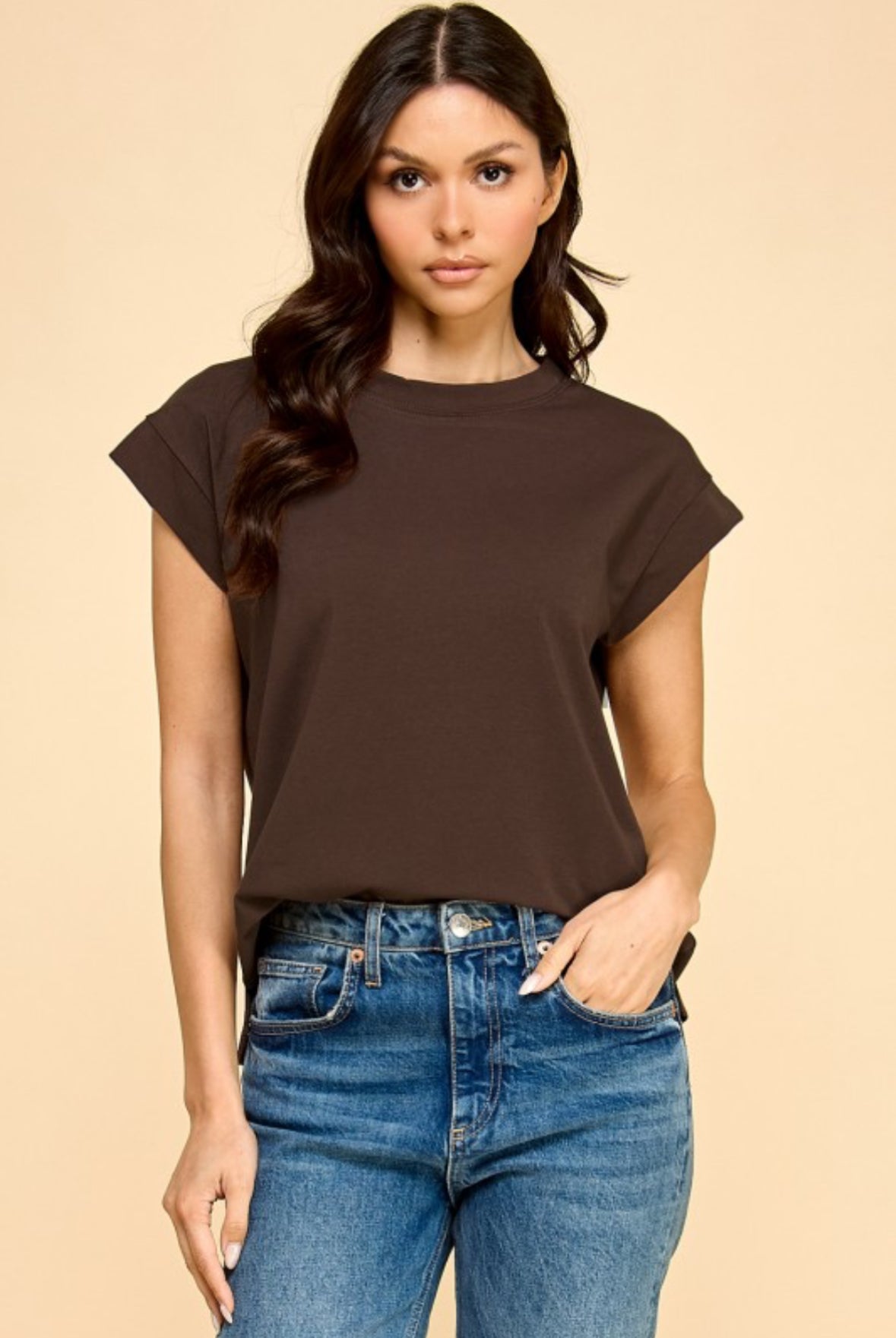 Chocolate Brown Tee