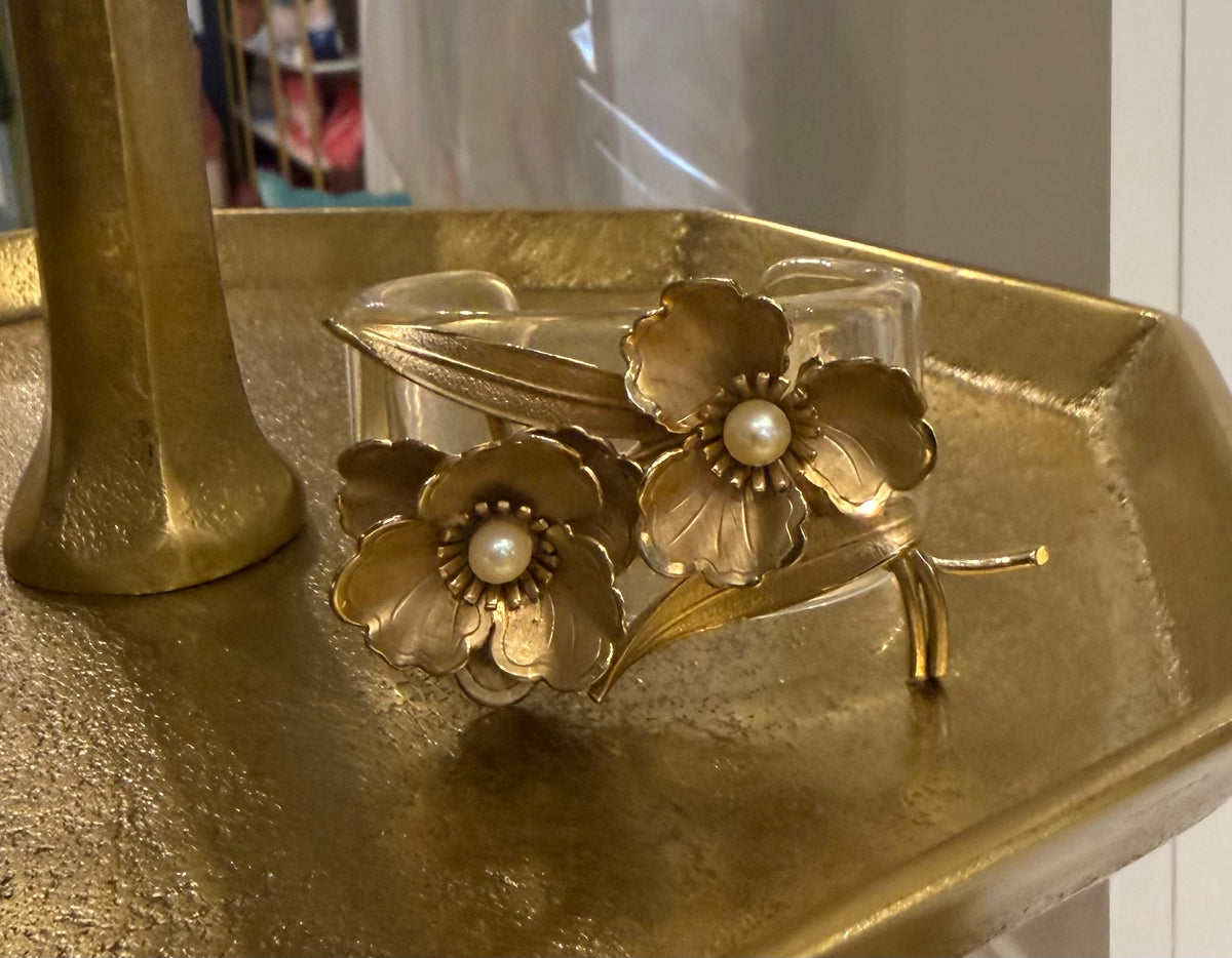Pearl Flower Cuff