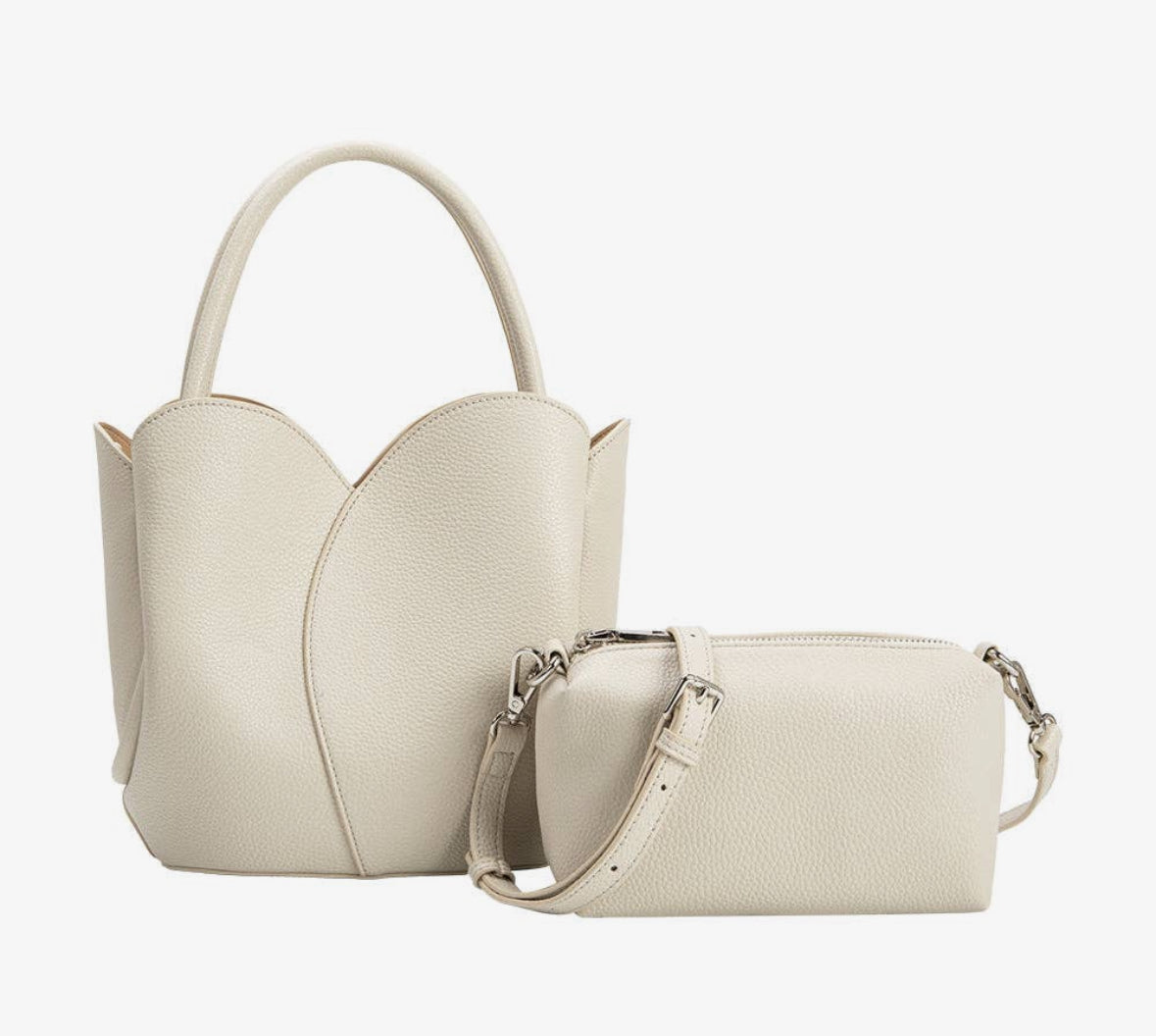 Bone Leather Tulip Purse