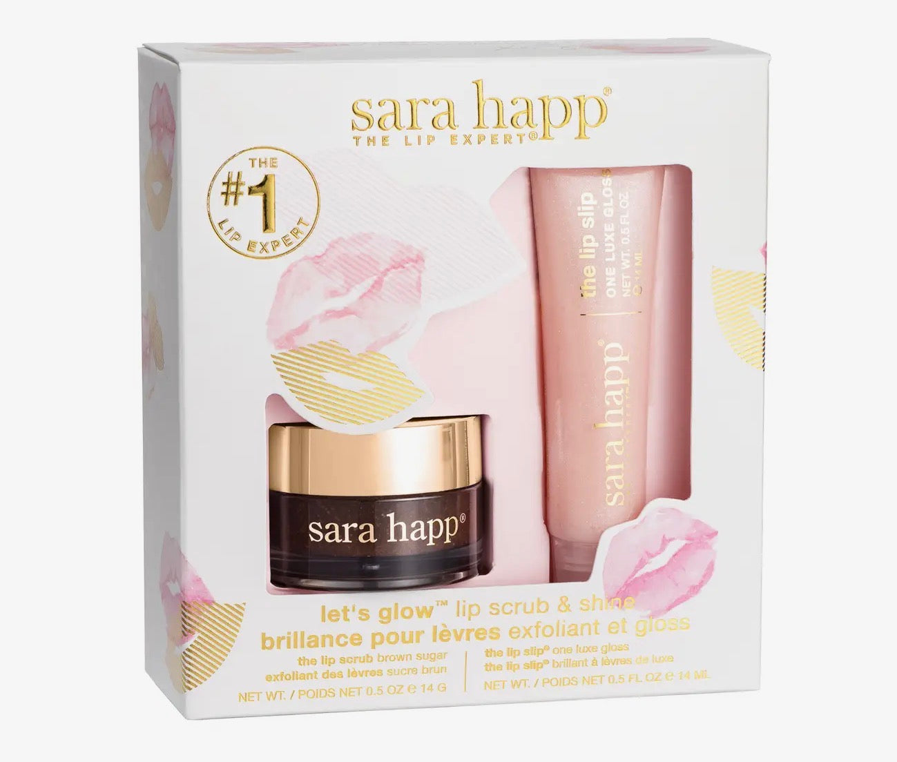 Lip scrub with gloss