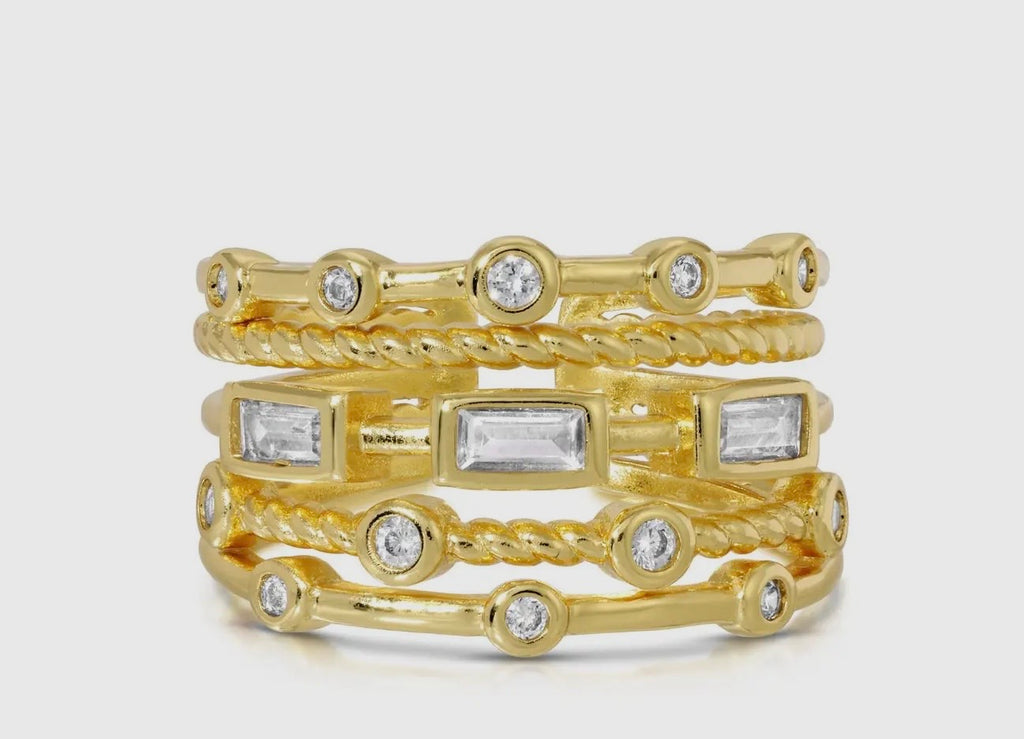 Gold diamond stack