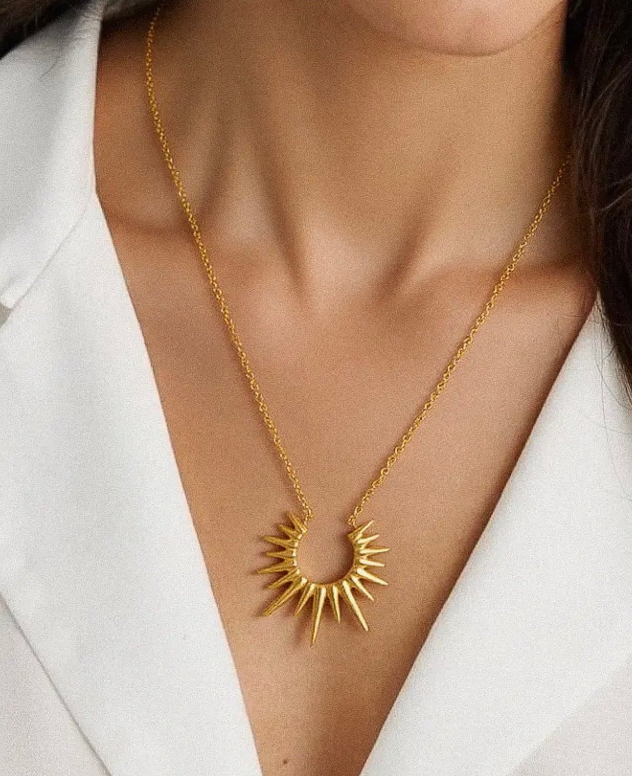 Sunburst necklace