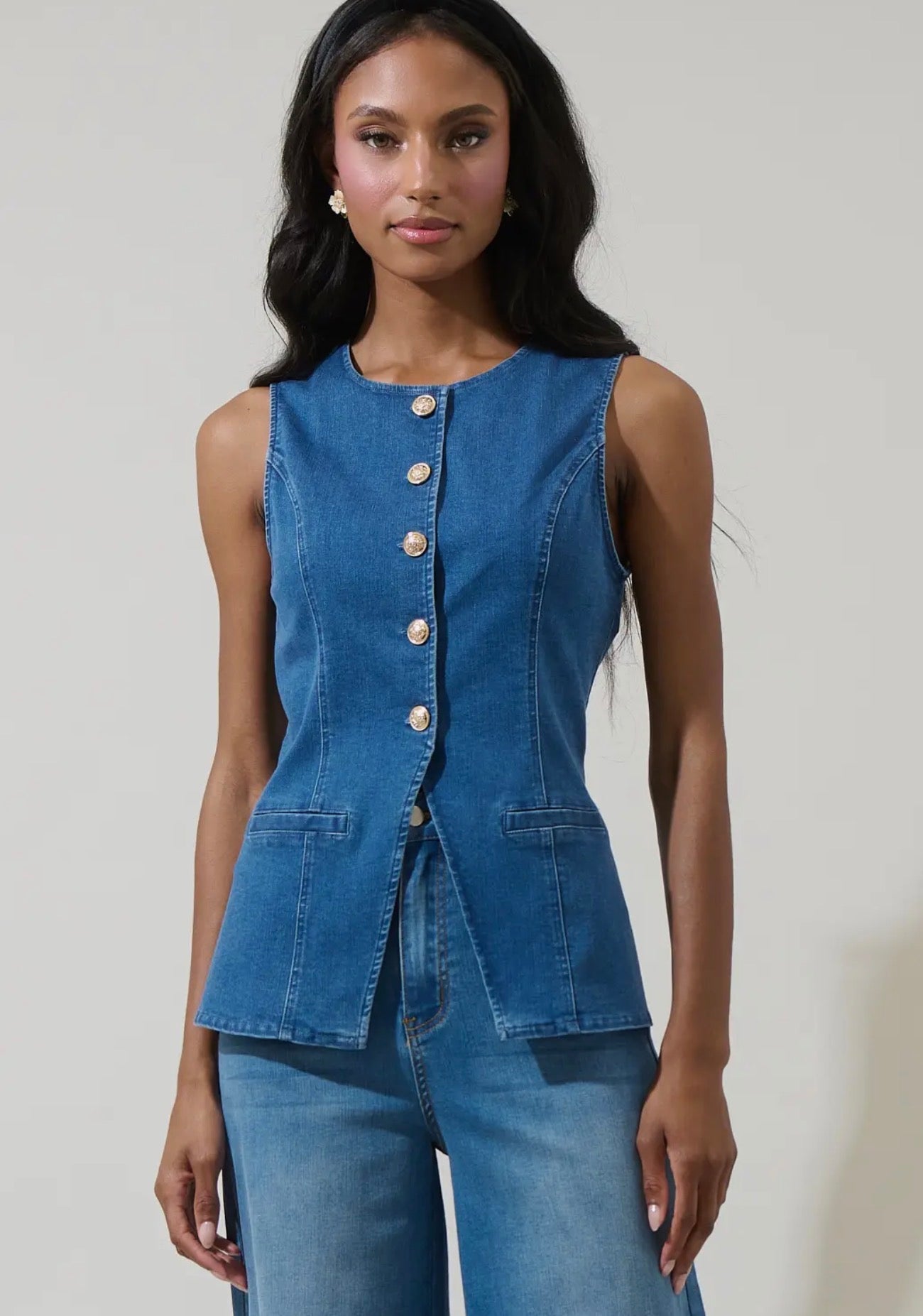 Denim vest