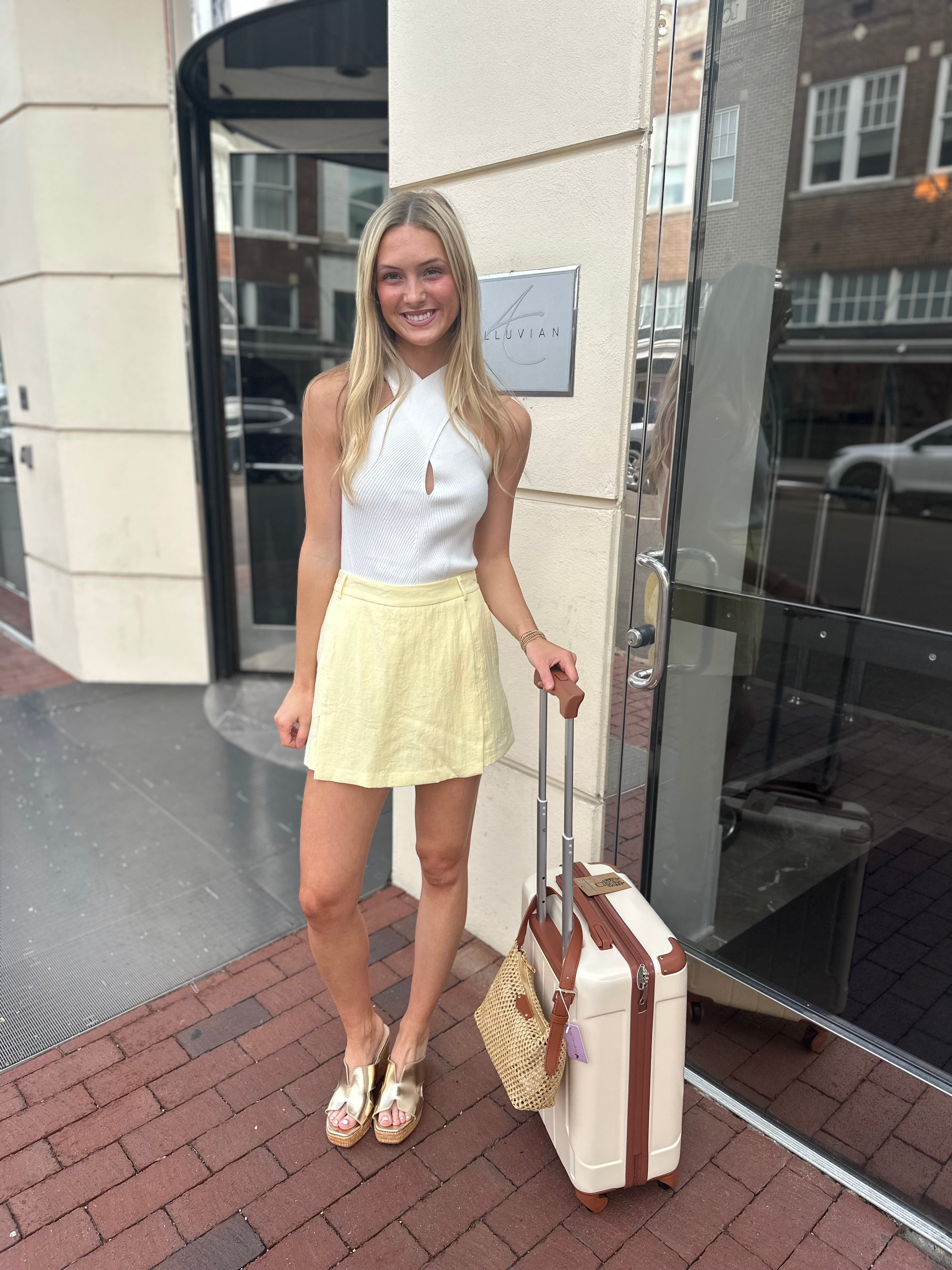 Butter Yellow Skort