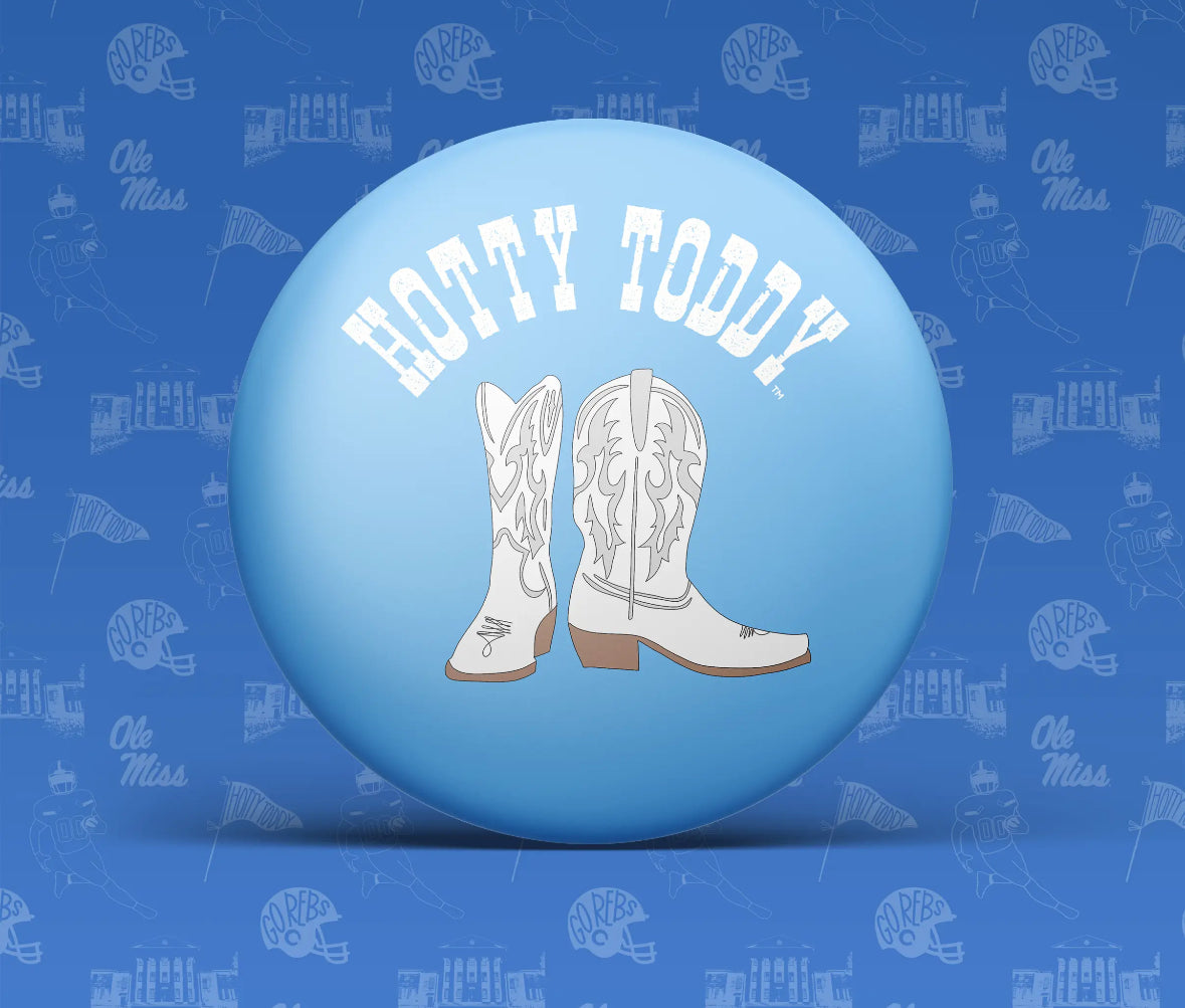 Ole Miss Round Gameday Buttons