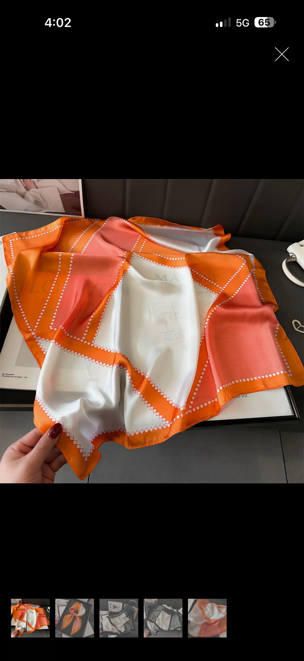 Orange and coral scars