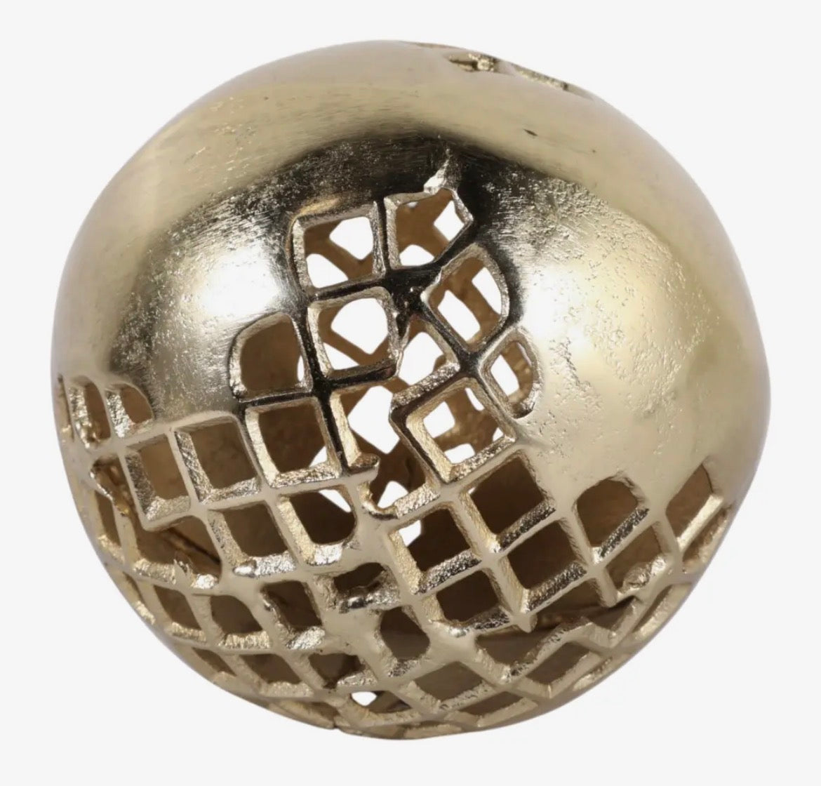 Gold Metal Modern Orb