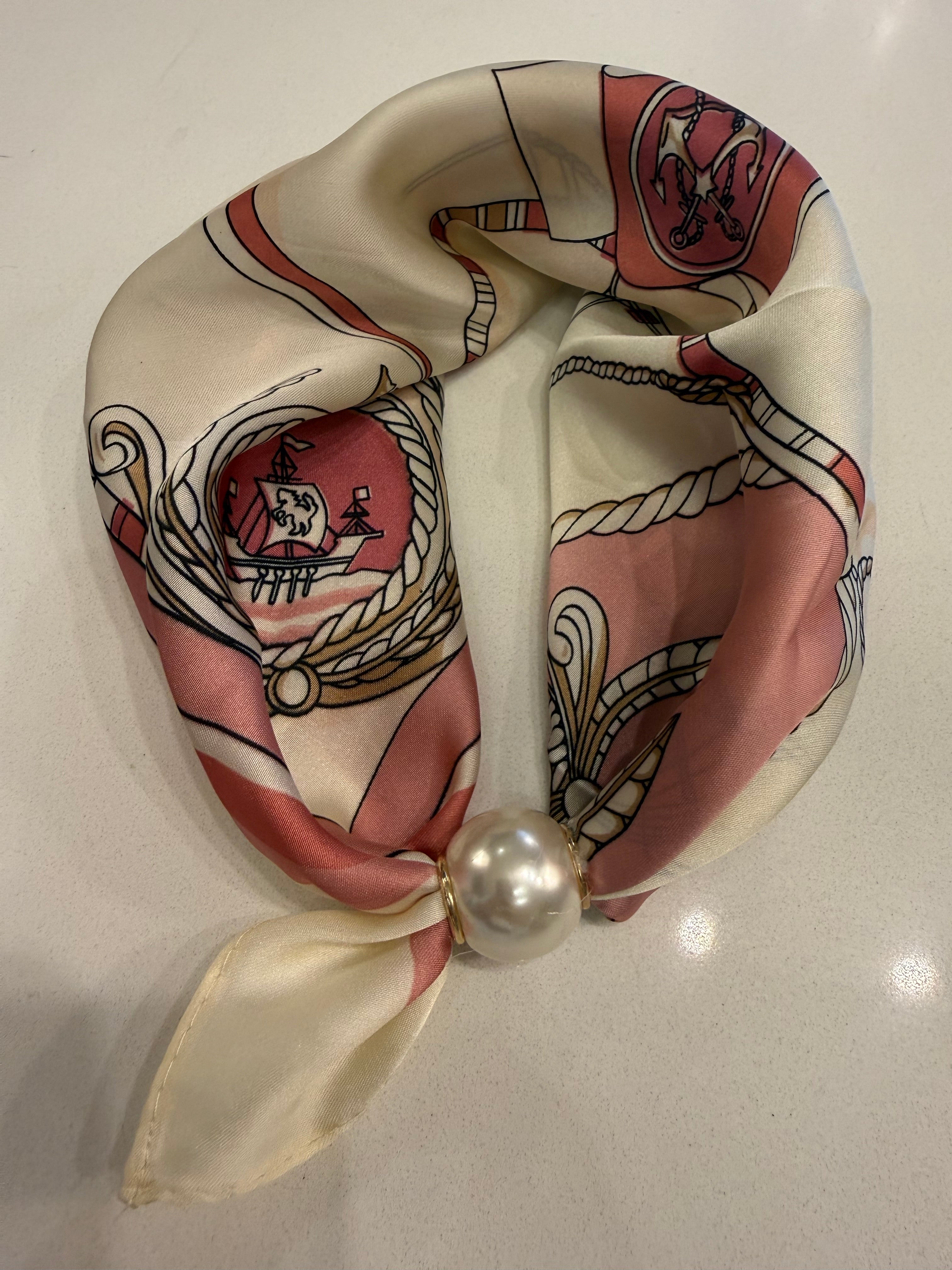 Pink scarf