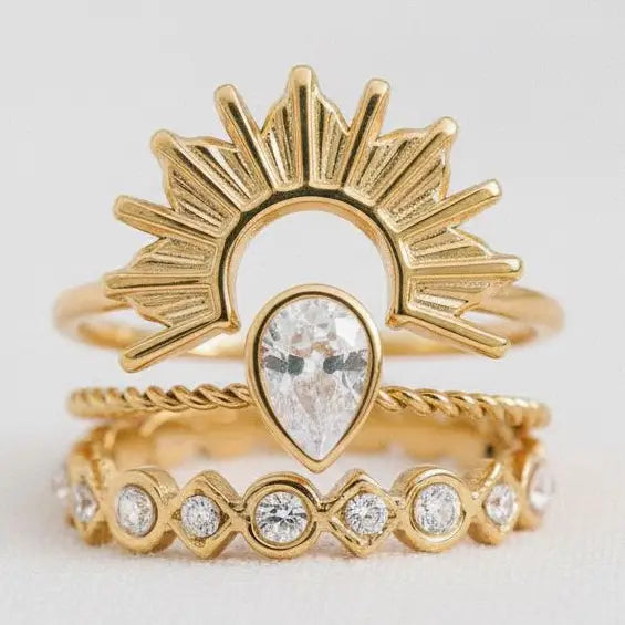 3 Piece Ring Set