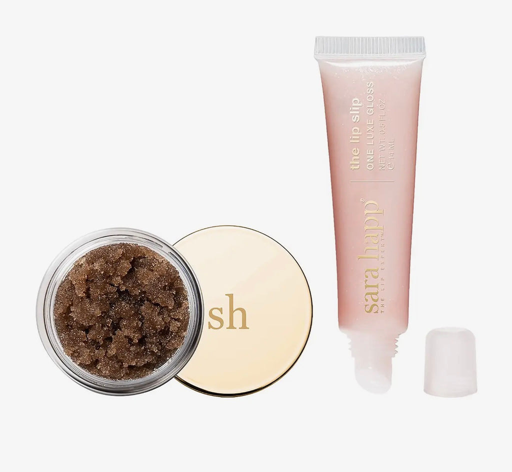 Lip scrub with gloss