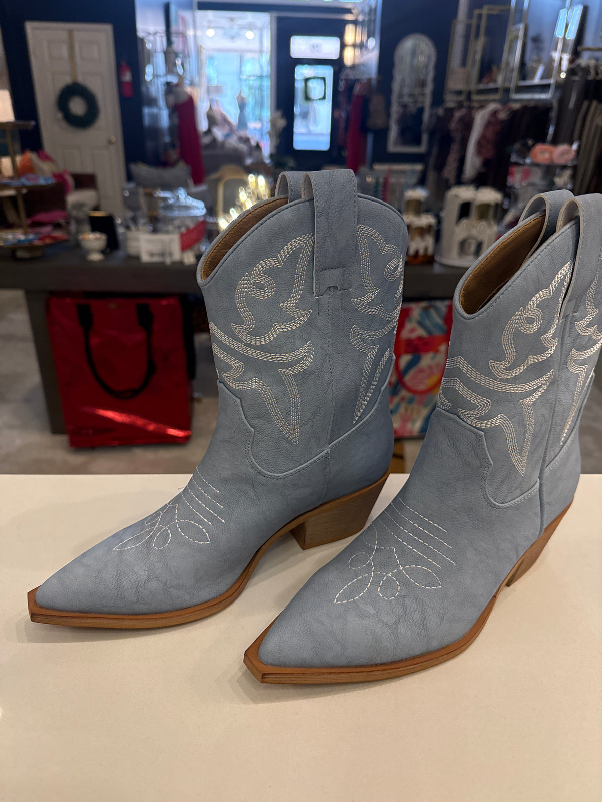 Baby Blue Booties