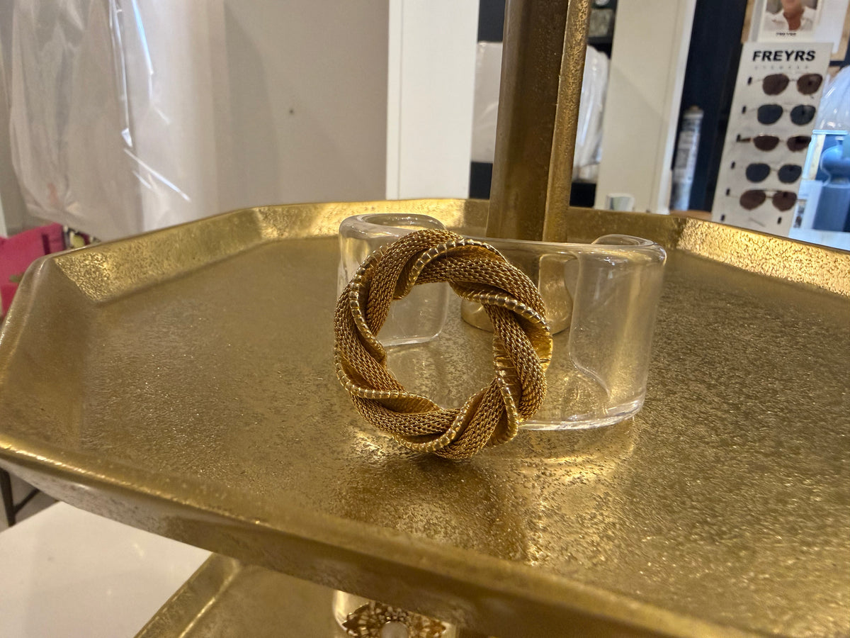 Gold Rope Cuff