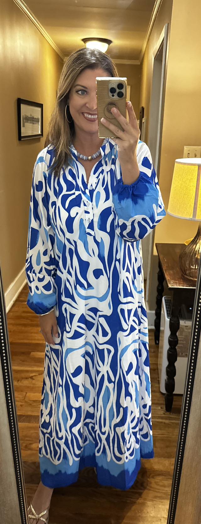 Blue Caftan Dress