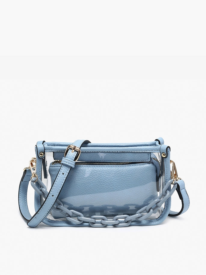 Baby Blue Clear Purse