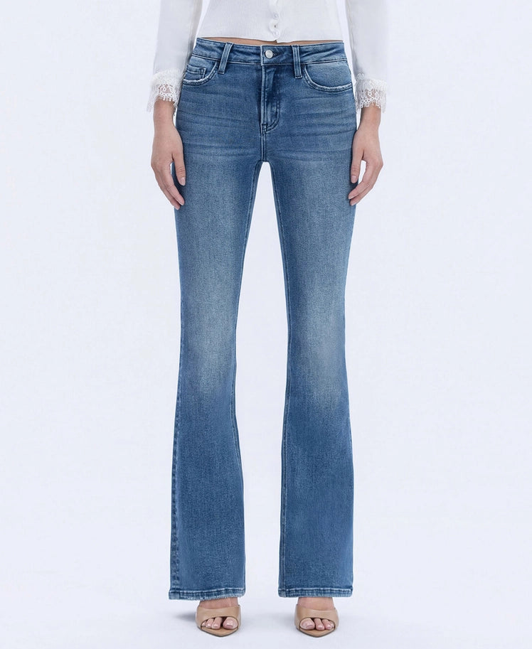 High-Rise Bootcut Jeans