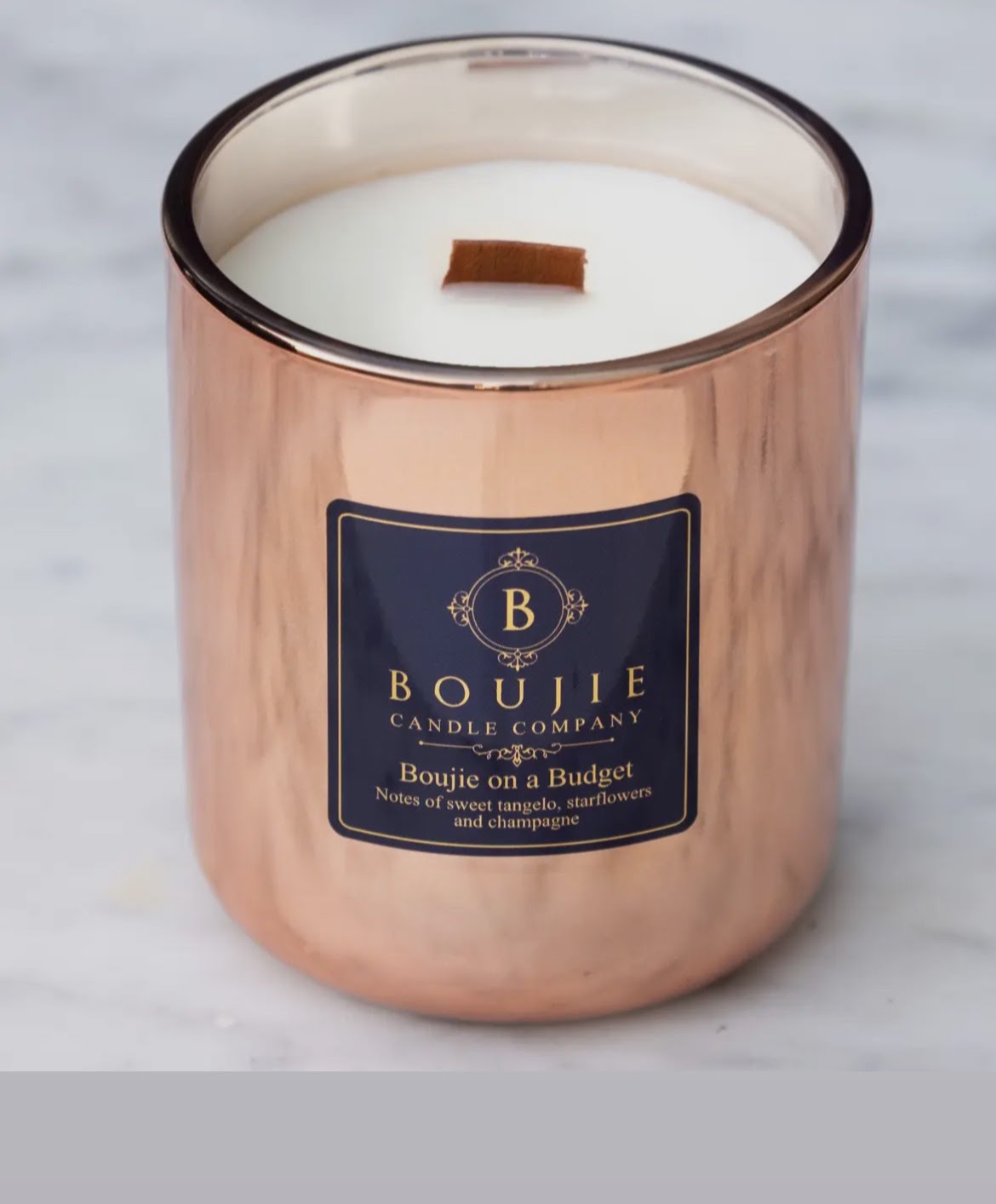 Boujie on a Budget Glass Candle