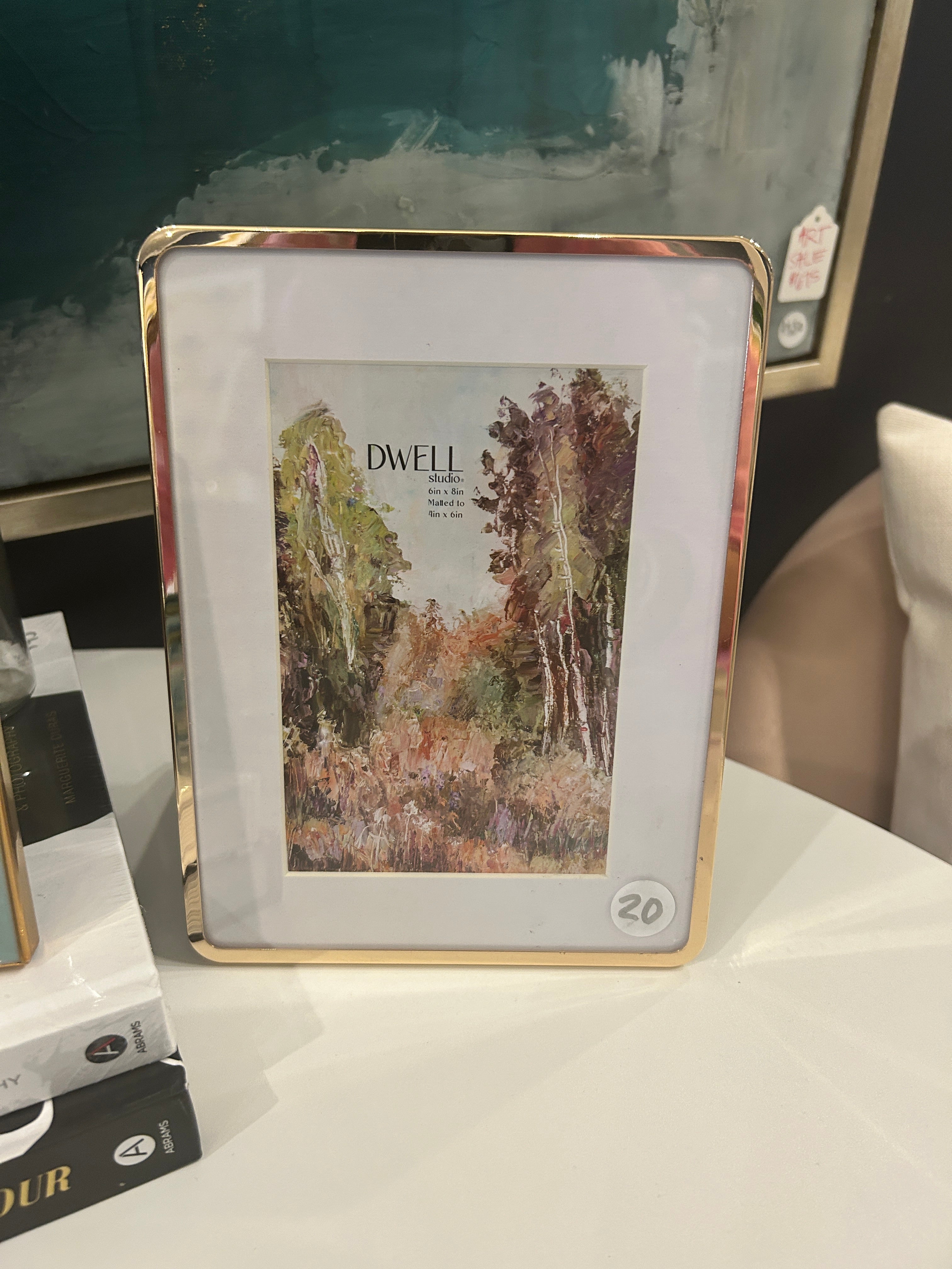 Gold Frame with white mat