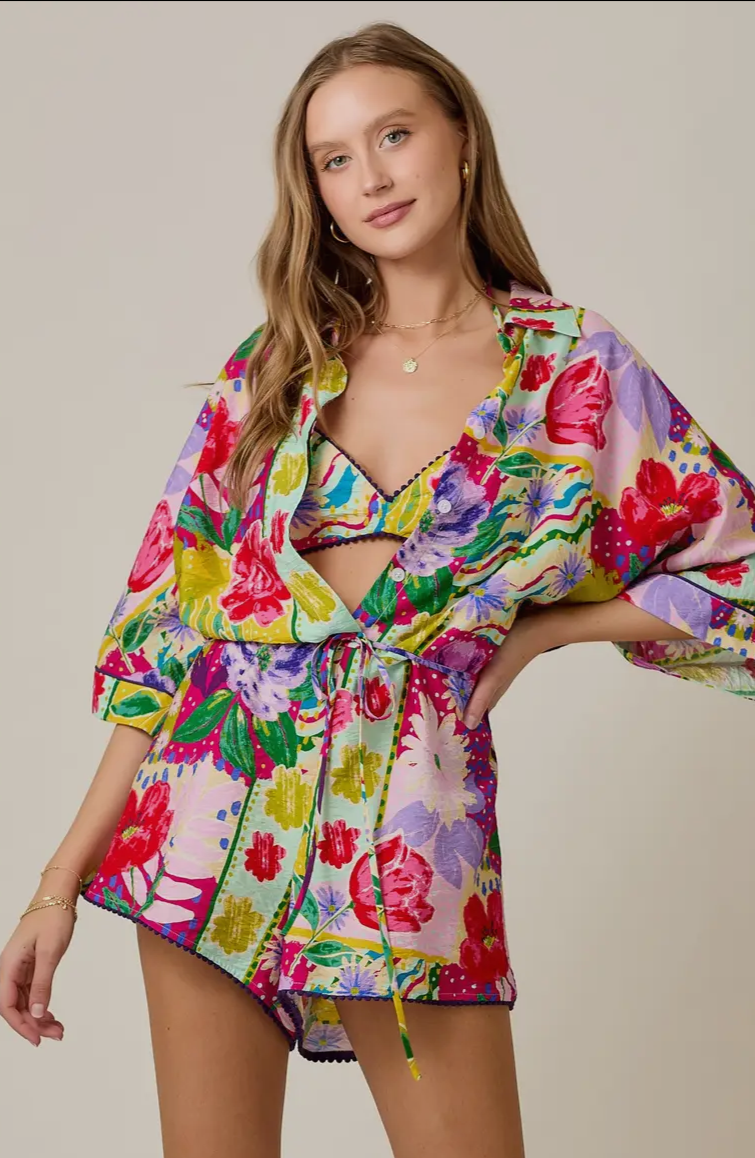 Colorful Two Piece Romper