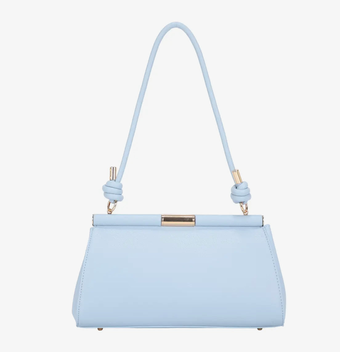 Blue Top Handle Handbag