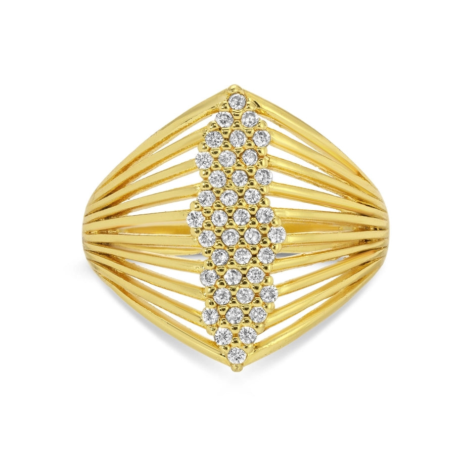 Touch of Shimmer Adjustable Ring