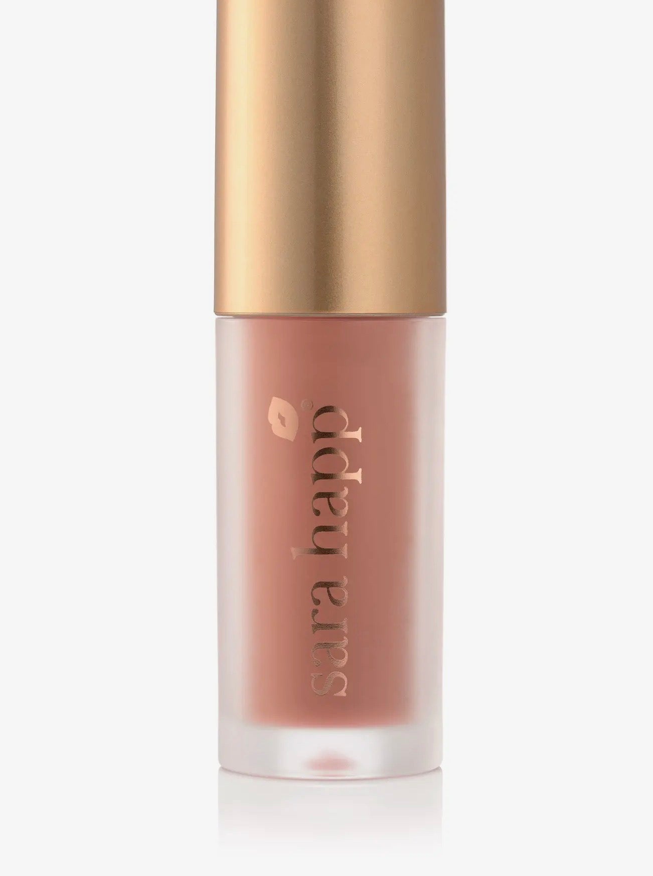 Nude lip gloss with plumper