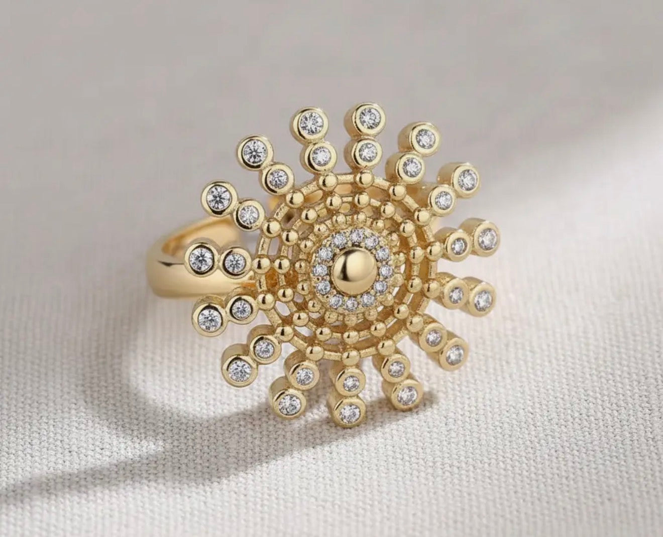 Sunburst ring