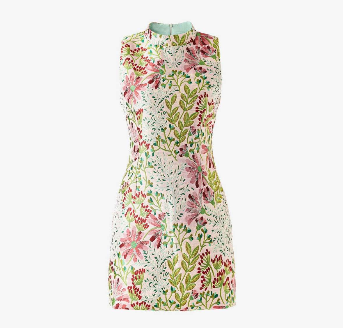 Floral Mockneck Dress
