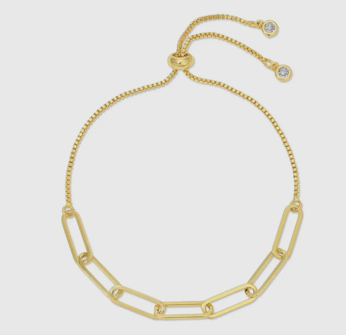 Gold Link Pulley Bracelet