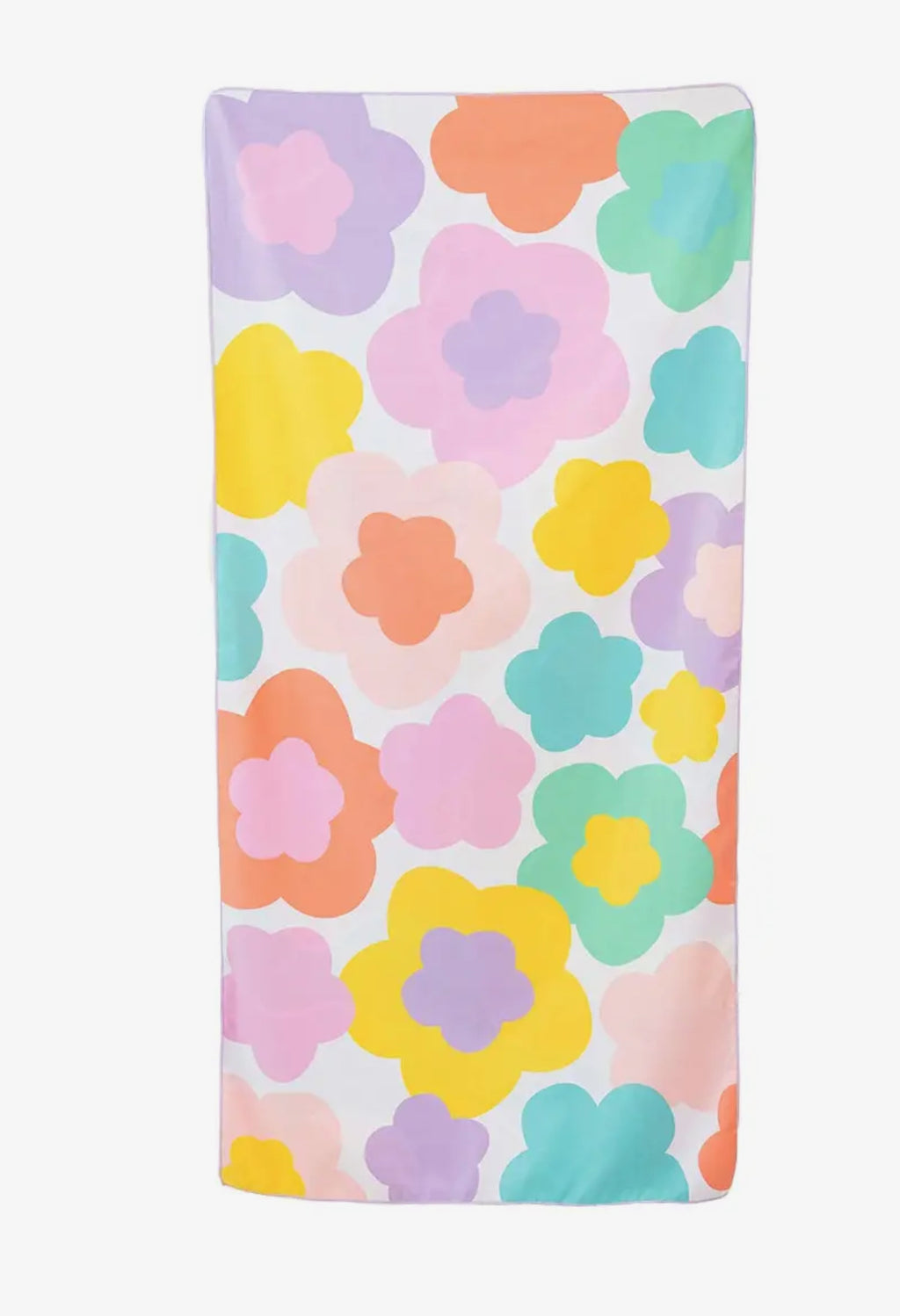Flower Microfiber Reverisble Quick Dry Towel