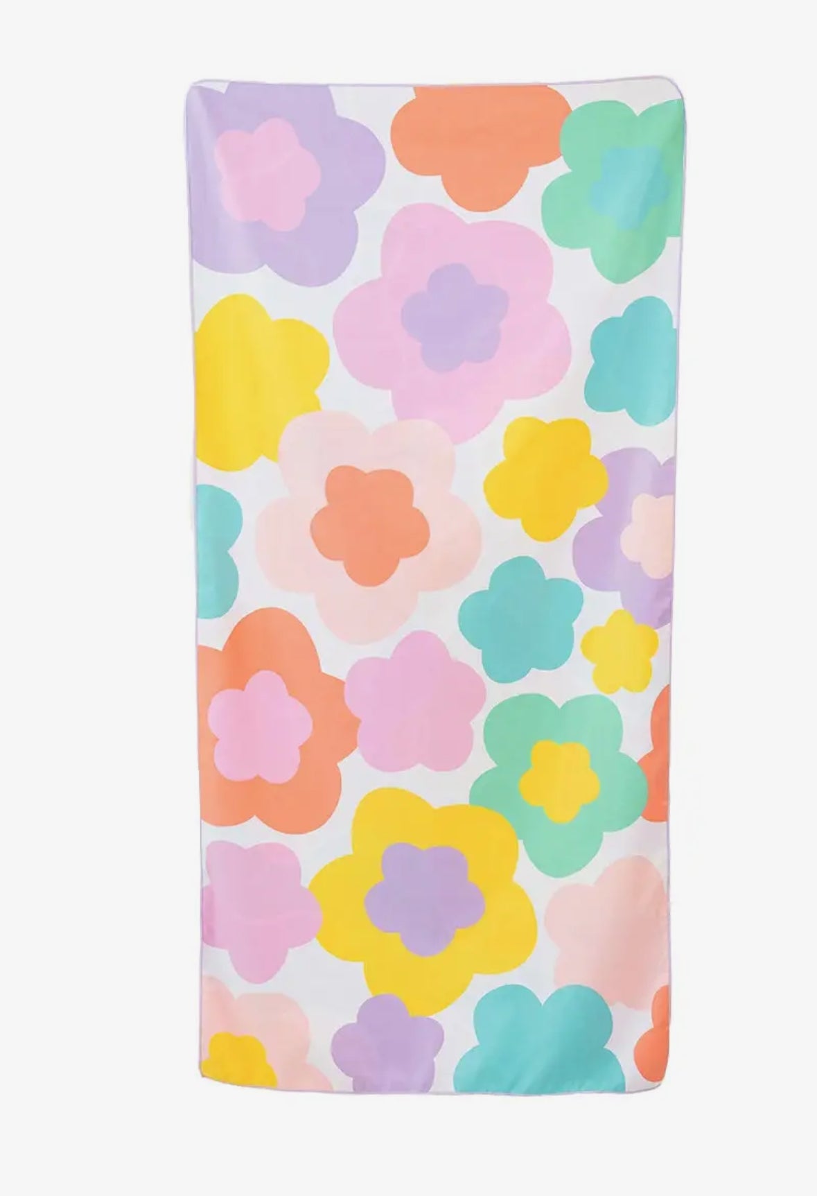 Flower Microfiber Reverisble Quick Dry Towel
