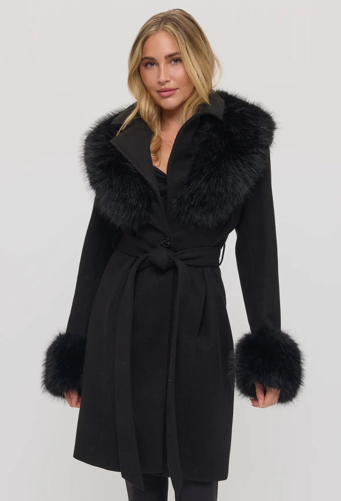 Black Fur Coat
