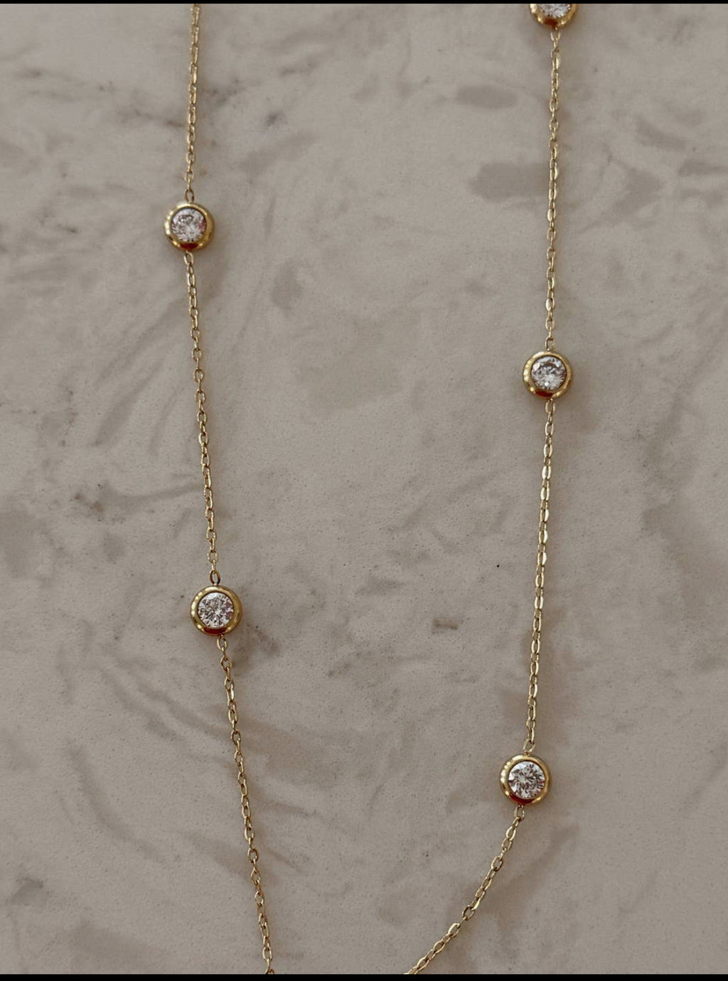 Dainty CZ Diamond Necklace