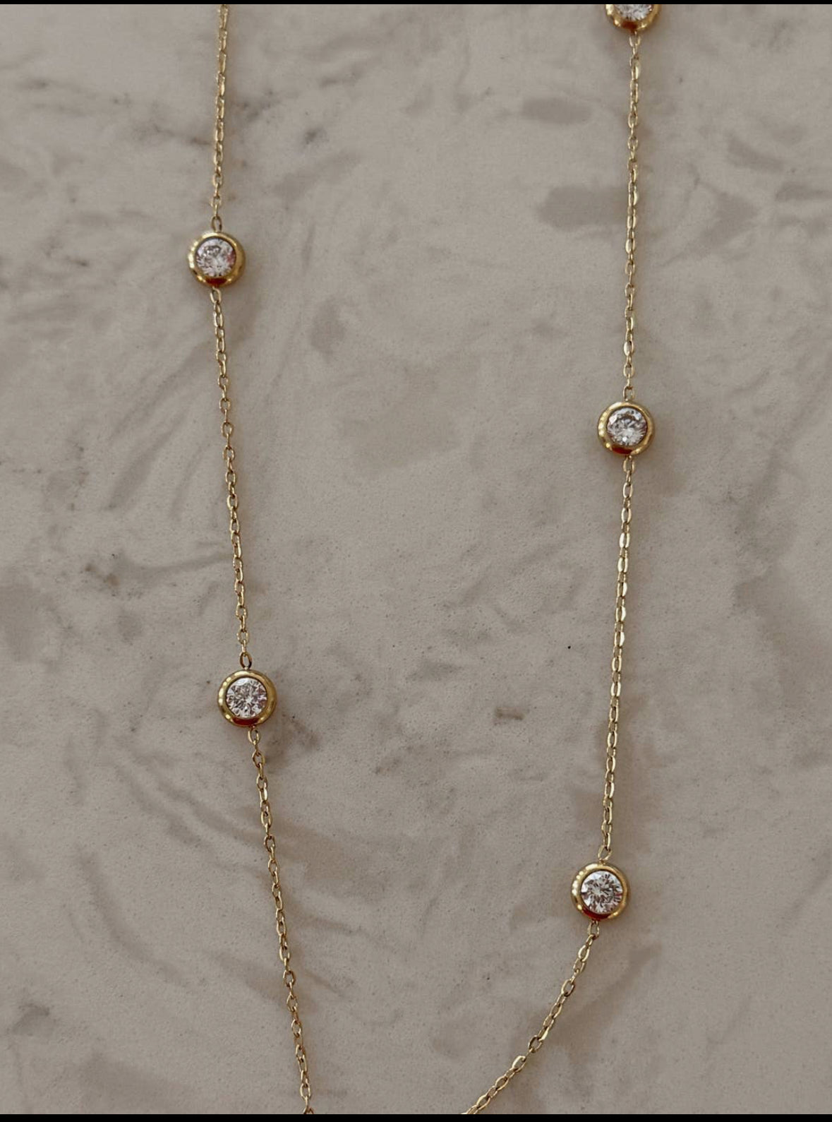 Dainty CZ Diamond Necklace
