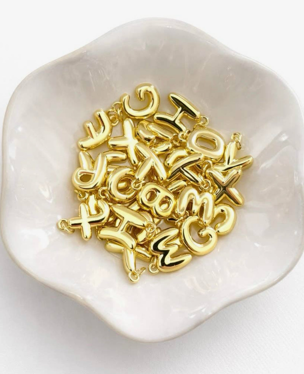 Gold Bubble Charms