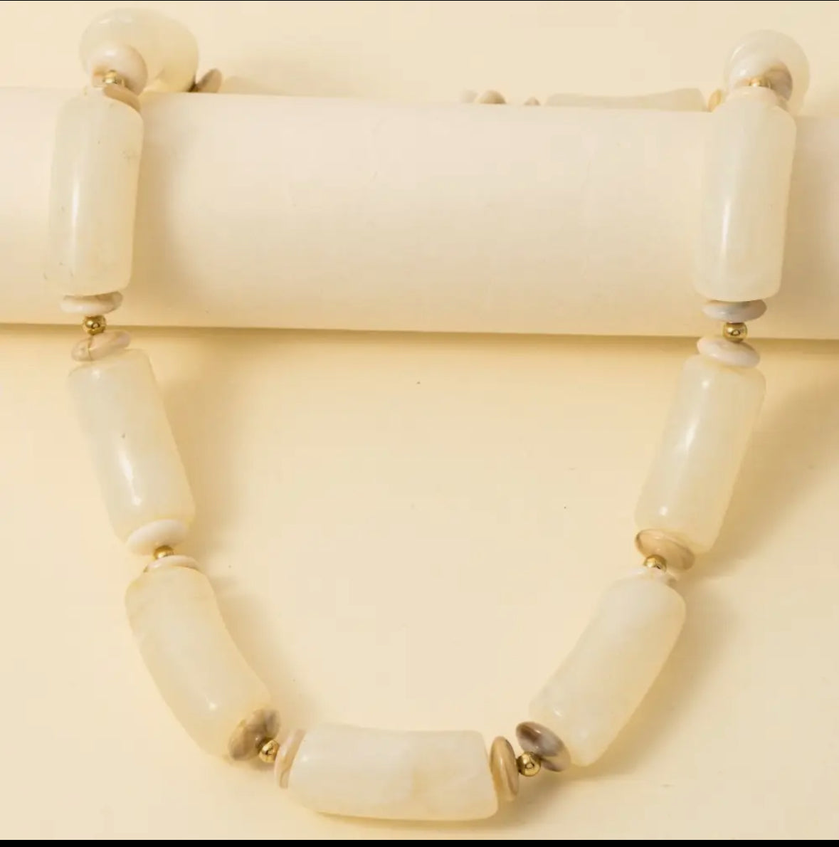 Ivory Beaded Necklace