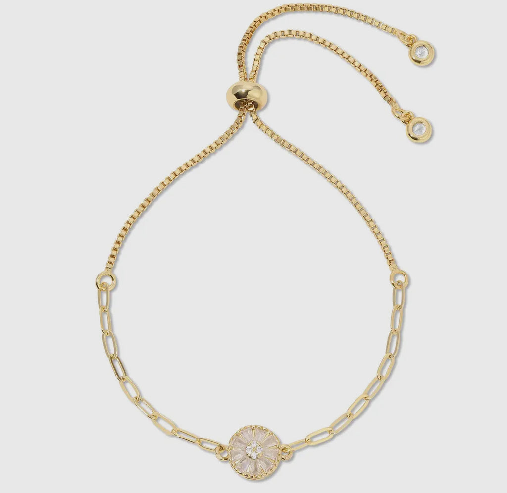 Baguette Circle Pulley Bracelet