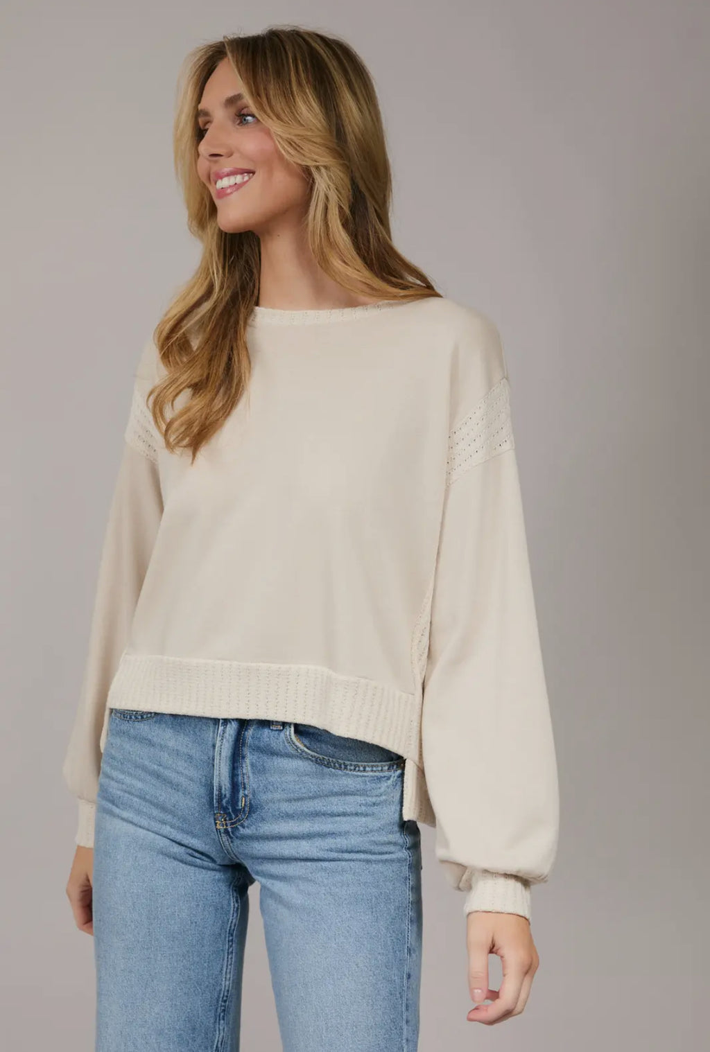 Ivory Crewneck Sweater