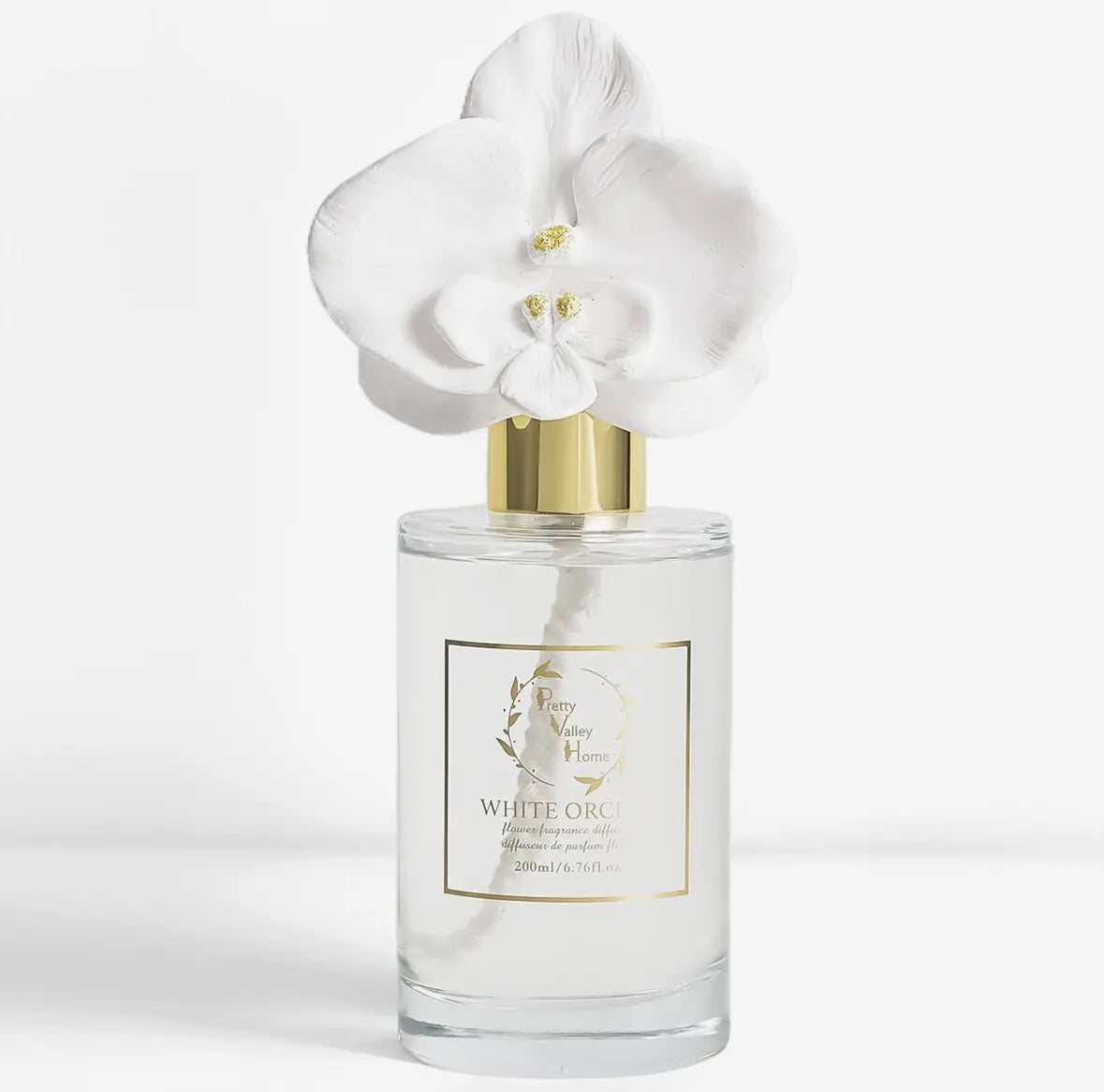 Orchid Flower Diffuser Gift Set - White Orchid