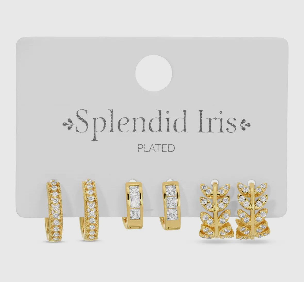 Assorted Pave Huggies