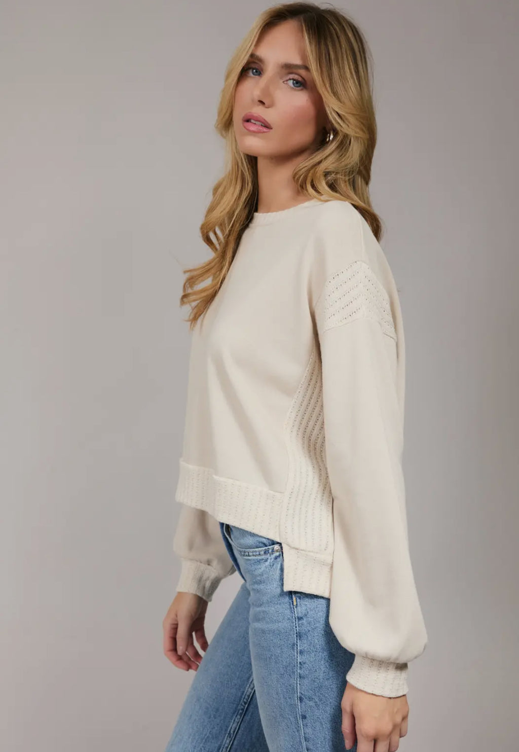 Ivory Crewneck Sweater