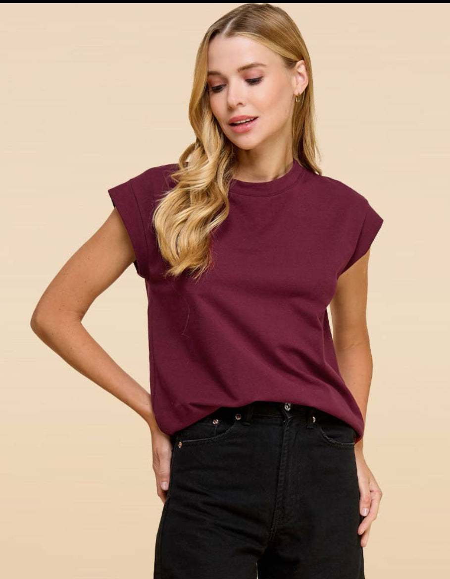 Maroon Tee